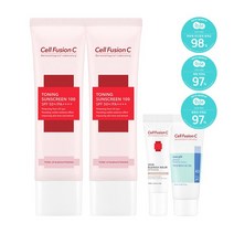 셀퓨전씨 토닝 썬스크린100 50ml+50ml+미니어처, 없음