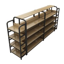 나카지마 캐비닛 양면 슈퍼마켓 선반 디스플레이 스탠드 다층 스낵 랙 화장품 편의점, 본체 120 x 60 x 180