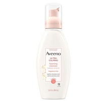[정품] Aveeno Active Naturals 울트라 카밍 포밍 클렌저 무향 170, 6 Ounce (Pack of 3)_Unscented