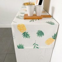 WAKE 패브릭 테이블러너 방수 식탁보커버 콘솔 서랍장 덮개, 40 x 180cm, AA