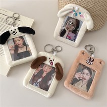 캐릭터 포차코 명찰 학생증 케이스 가방걸이 키링 목걸이 열쇠고리, 1개, 곰