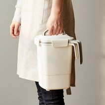한샘(생활) 한샘 밀폐가 잘되는 음식물 쓰레기통 4L 화이트