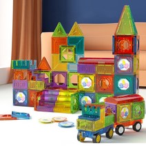 ZOZOFO 자석블록 장난감 + 플라스틱정리함 + 가이드북 지능을 개발하다 조립완구, 149개 자력 카풀