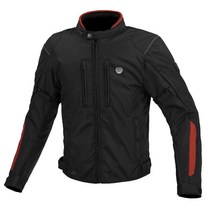 코미네 겨울자켓 3계절 보온이너 탈부착 보호대 상의 JK-6034 BLACK-RED, BLACK-RED-2XL