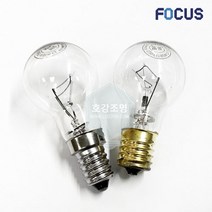 별표 포커스 백열램프 미니크립톤 40W E14 E17, 전구색(노란빛), 포커스미니크립톤40W(E14)