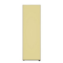 [하이마트] LG 오브제 컨버터블 김치냉장고 Z322GN5S 좌오픈 (324L 글라스 크림 레몬 1등급)
