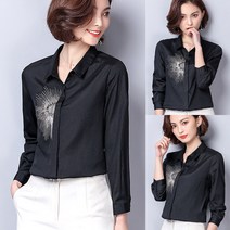 Joyce shop 오래달리기 여성 블라우스 오웬 쉬폰 여름