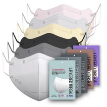 [메디치] 국산 원자재 KF94 새부리형 마스크 100개(25개입 포장/4중필터)여름 통풍, 라이트베이지, 중형