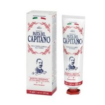 카피타노 치약 오리지널 레시피 내추럴 허브 레드, 75ml, 4개