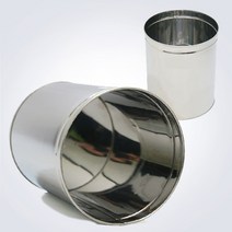 국산 스텐휴지통 오픈휴지통 개방형휴지통 5종1택, 개방형8L