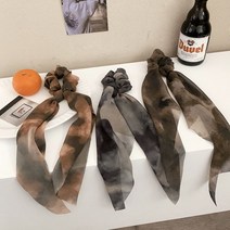 춘게엘 수묵화 휘날리며 머리띠 여자 묶는 기질 포니테일L949