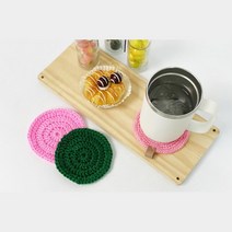 문화센터 강좌 기초 코바늘 수세미 뜨기세트 핸드메이드 공예키트 DIY