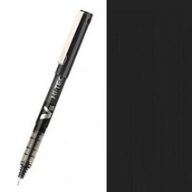Japanese Stationery 12 Colors Ink Gel Pens 05mm Office Straight Liquid Colored Pen Signature Writing, Black