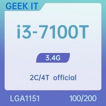 코어 i3-7100T SR35P 3.4GHz 2 4 스레드 3MB LGA1151, 한개옵션0