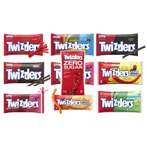 (미국직배송) 국민간식 Twizzlers 쫀득한 젤리 트위즐러 젤리 453g 10종, 386g, 1개, 풀앤필 체리 386g