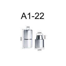 스냅핀 R핀 고정핀 A1 16 몰드 로드 부싱 라운드 테이퍼 콘 인터록 위치 기둥 가이드 핀 16x31mm 18 18x35mm 20 20x39 22 22x43 HRC58 29523, 1Piece A1-22