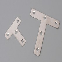 다목적평철 T자형평철 꺽쇠 보강철물 코너철 10P, 사이즈, 50mm