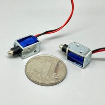 전자석 초강력 소형 마그네틱 원형오픈 프레임 미니 푸시 풀 솔레노이드 전자석 DC 5V 3mm 스트로크 스마, 한개옵션0