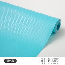 싱크대필름지 찬장 방수매트 주방 궤짝 서랍 깔다 종이 싱크대다 옷장 신발장 방습 더러움 방지 지물포 1984620165, 블루 타입, 중간사이즈 45x300cm