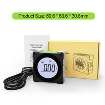 전자측정 USB 케이블 충전 디지털 레이저 각도 각도기 범용 베벨 360 ° 미니 전자 경사계 테스터 측정 도, 01 Inclinometer
