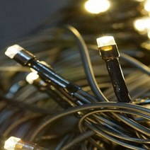 특이한조명 공사 LED 100p 검정선 전구, -+-+_컬러