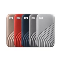WD NEW MY PASSPORT 2TB 외장SSD 레드, 1개, 0TB
