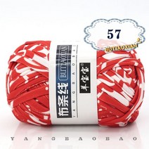 자이언트얀 망고실 벨벳 두꺼운실 뜨개질 1 개 100g 두꺼운 천 원사 부드러운 컬러 손 짠 가방 카펫 DIY 핸드 니트 소재, 1pc 57