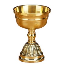 골드 봉헌 양초 가정 장식 및 결혼식/파티 테이블 센터피스를 위한 tealight 촛대, 노란색, 놋쇠