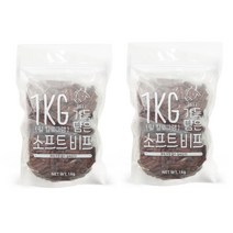 소형견 말랑한 저키 육포 대용량 훈련 간식 1kg X 2+사은품 증정, 비프 저키 2개