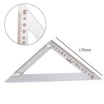목공 집진기 목공용집진기전문 미터 톱 각도기 파인더 정밀 목수 배관공 베벨 목공용, 07 Triangle ruler, 7.Triangle ruler