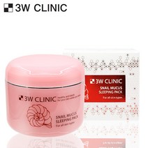 3W클리닉 스네일 슬리핑 팩 100ml, 1개