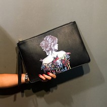 남자 명품 클러치 여성 나비 가죽 백 남성 공용 손 소 남녀 수금 악어 미니 지갑 가방 여자 공방 핸드 서류 일수 골