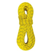 SEAMUS Static Rope 11mm Uiaa 래펠링 로프 30m(100피트) 고정 라인 나일론 컨 맨틀 로프 1.1cm(7/16인치) 암벽 등반 등산 탑 로프 솔로 운, 10mm-yellow