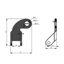자전거 트레일러 전기 바이크 반려견 웨건 카고 1pc 자전거 트레일러 커플 링 히치 견인 헤드 산악 수리 부, 한개옵션0