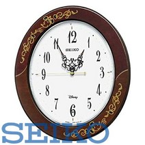 []SEIKO CLOCK (세이코 클락) 걸 시계 찻잔 당초 무늬 광택 본체 사이즈:37.0×32.0×6.2 cm미키 마우스 미니 마우스 전파 아날로그 어른 디즈니 FS510B ■※홋카이도・규슈・오키나와・낙도는 별도 우송료(1080엔)