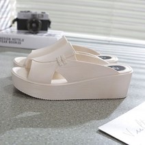 Z3JC 여성 통굽 키높이 미끄럼방지 웨지힐 샌들