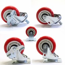 무따 운반구바퀴4호 엘카 대차 카트 운반구 앵글달리 핸드카트 핸드카트부품 운반기, 4호브레이크4P-BK