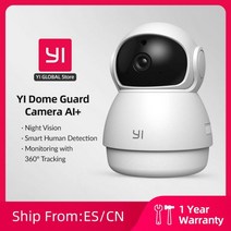홈캠 가정용cctv 베이비캠 펫캠 1080p 와이파이 카메라 AI 웹캠 실내 캠 팬 & 틸트 360 가정용 감시카메라 스마트폰 CCTV 신생아 홈캠, Camera only_CHINA | EU 플러그