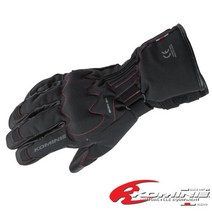 코미네 오토바이 방한 장갑 겨울 바이크 용품 롱 글러브 프로텍터 GK-828 BLACK-RED, 3XL