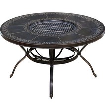 야외 바비큐 숯불 테이블 화로 마당 하향식 로스타, 120CM 겸용 숯불구이 테이블