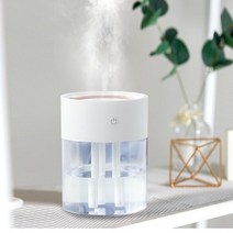 [무드등저소음가습기] 2리터 삼투압필터 최대40시간 3개분사 인테리어, 상세페이지 참조