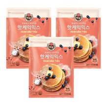 CJ백설 핫케익믹스, 1kg, 3개
