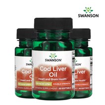 스완슨 코드리버오일 대구간유 700mg 30정 3개, 30개