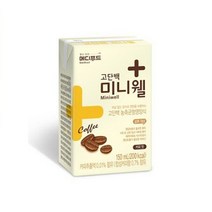 한국메디칼푸드 메디푸드 미니웰 커피맛(150mlX48팩), 4kg, 커피맛, 150ml 48팩, 1개, 단품