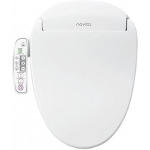 Kohler Bn330-N0 Novita 길쭉한 화장실 용 전기 비데 시트 흰색