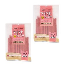 엠엔비물산 건강이야기 져키 스틱형, 소고기, 2개, 2개