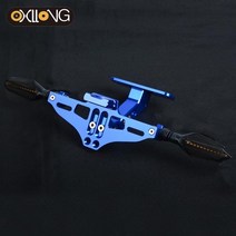 혼다 용 CBR125R 2011 2018-2020 후면 라이센스 플레이트 테일 프레임 브래킷 회전 신호등, 22 A set with lights
