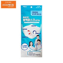 대박이네 하이가드 식약처인증 KF-94 방역마스크 대형 60개/90개/100개, 60개