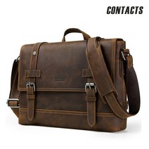 수제명품 CONTACTS 통가죽 남성크로스백 MB107 남자크로스백 숄더백 노트북가방 서류가방