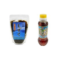 모즈쿠노타레 시쿠오사 과즙들이x1개 + 소금 모즈쿠 1봉 세트 오키나와산 시쿠아사 과즙 사용 상쾌한